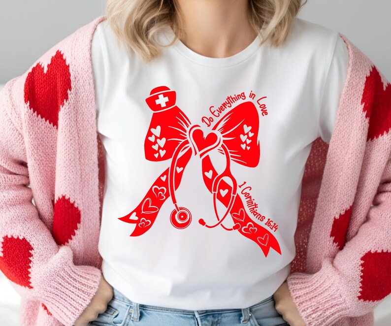 Nurse Valentines Svg, Valentine's Day Nurse Svg, Valentines Cna Svg Png ...