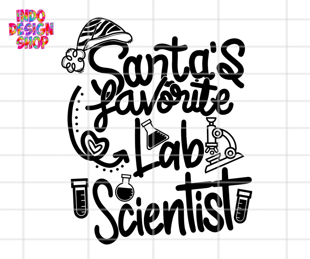 Santa's Favorite Lab Tech Svg Png, Christmas Lab Tech Svg File for Cricut, Lab Tech Svg