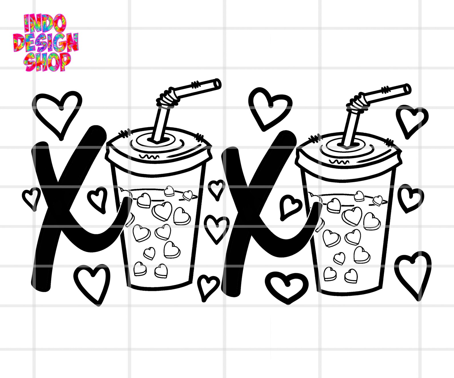 Valentines Loaded Tea Svg, Valentine's Day Loaded Tea Svg, XOXO Loaded ...