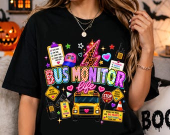 Bus Monitor PNG, Bus Monitor png sublimation design, Transportation png, School bus Monitor png, Bus Monitor shirt dtf print png