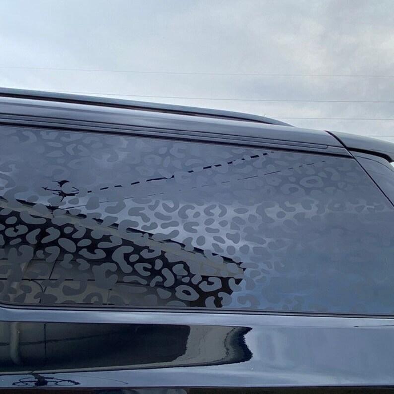 Cheetah Leopard Print Vinyl Window Decal Trim to Fit Any - Etsy