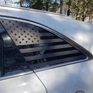 Fits 2016-2020 Kia Sorento Window American Flag Vinyl Decal No Trimming Required 2016 2017 2018 2019 2020