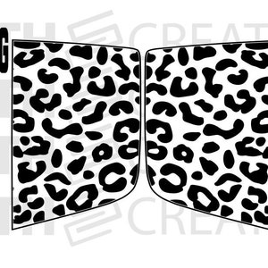 Fits 2015-2023 Jeep Renegade Cheetah Leopard Print Vinyl Decal Quarter 3rd Window NO TRIMMING *Matte black vinyl SET