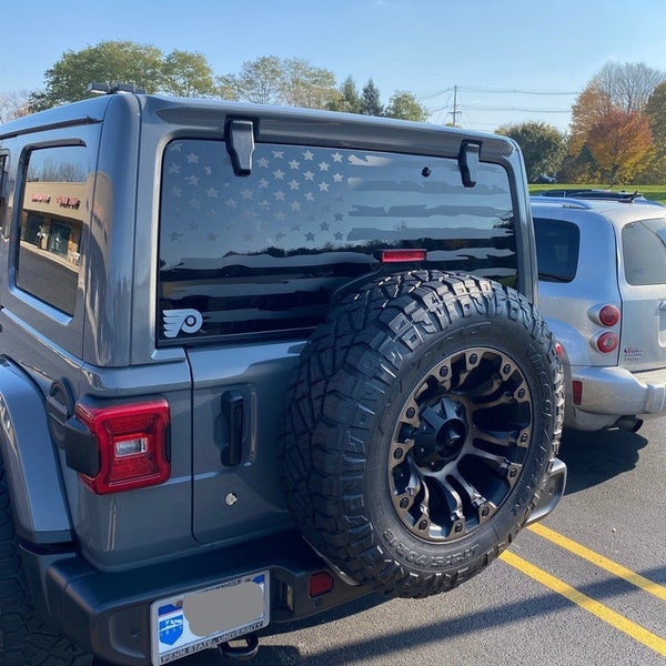 Amercan Flag Decal Fts Jeep Wrangler JK, JL Sde Doors (4-door) - Etsy