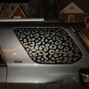 Cheetah Leopard Print Vinyl Window Decal Trim to Fit any Vehicle or Project