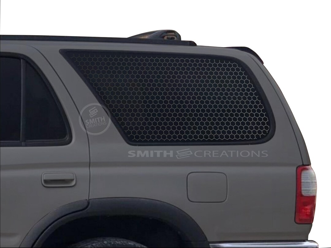 Fits 1996-2002 Toyota 4runner Rear Side Window Hexagons Out Vinyl ...