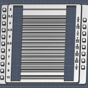Hex Bit Driver Socket Organizer - Fits Tekton 38 Piece SHB91316