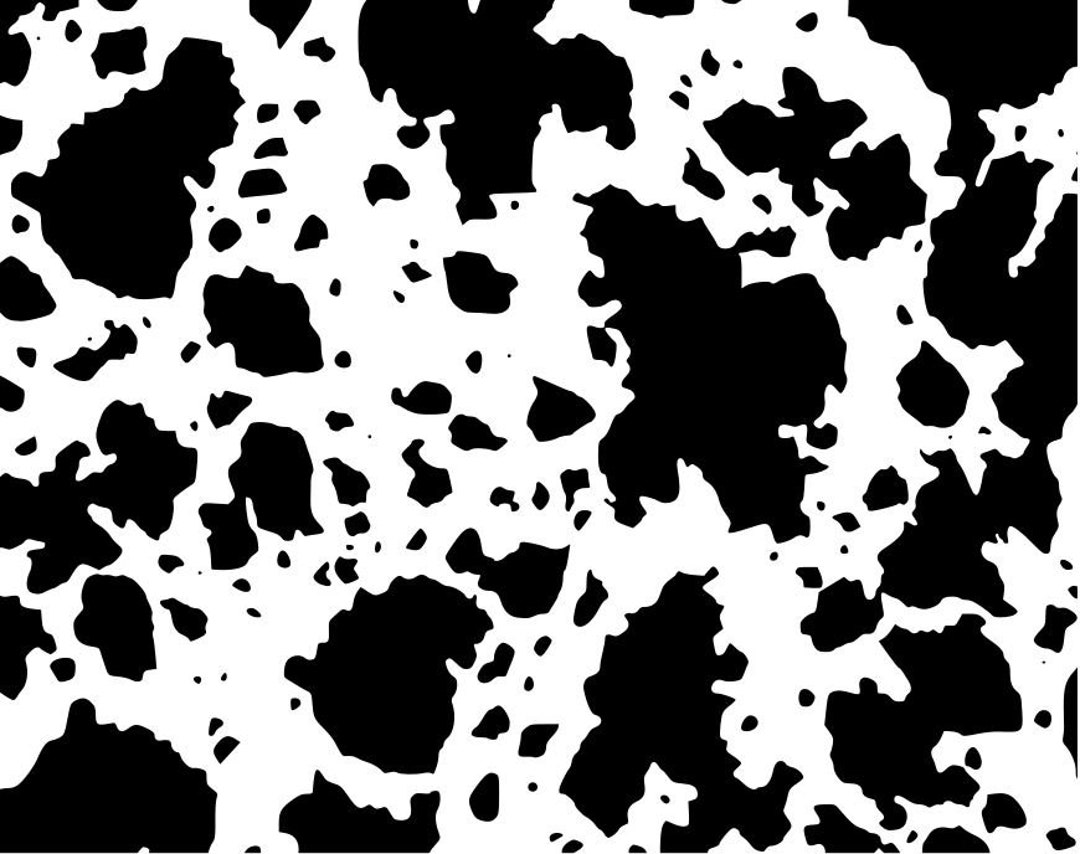 Cow Print Cattle Print Vinyl Decaltrim to Fit Any Vehicle or Project