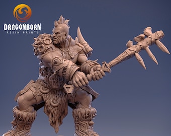 Digger Bonespiker - D&D - Warriors - 9th Age - Kings of War - Daybreak Miniatures - RPG - Chaos - Barbarian - Viking