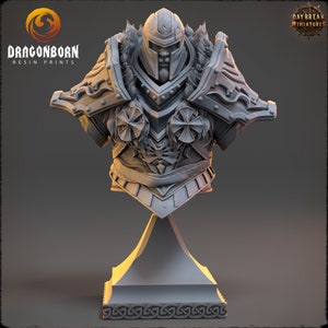 Carl Saturno - Paladin Warrior Bust - Daybreak Miniatures