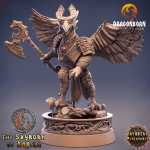 Haim Fireflight - D&D - Beardkin - 9th Age - Kings of War - RPG - Peacock - Daybreak Miniatures