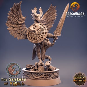 Jaspis Strangeswoop - D&D - Beardkin - 9th Age - Kings of War - RPG - Peacock - Daybreak Miniatures