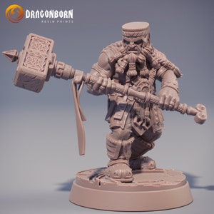 Kigan Krust - D&D - Warrior  - 9th Age - Kings of War - Daybreak Miniatures - DnD - RPG  - Dwarf - Dwarves