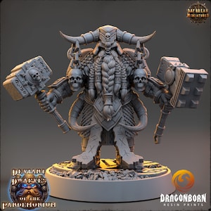 Sothard Deadhand - D&D - Chaos Zwerg Krieger - 9th Age - Kings of War - Dayanbruch Miniaturen - DnD - RPG