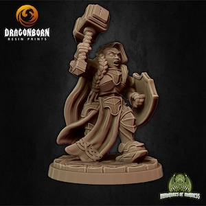 Bryna The Indomitable - D&D - Warrior  - 9th Age - Kings of War - Tabletop Wargaming - DnD - RPG -  - Dwarfs