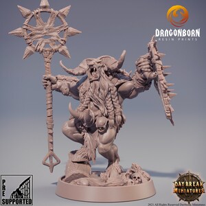 Gnieken the Skinner - Beastmen - D&D  - 9th Age - Kings of War - Daybreak Miniatures - RPG