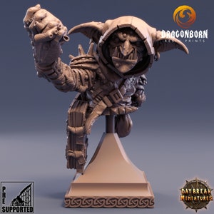 Gauen da Tredzle - Bust - Gobiln Shaman - D&D DnD RPG Fantasy Miniature - Resin Print