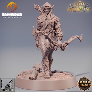 Lindulae of the Higher Branches - Elves Elf - D&D DnD RPG Fantasy Wargaming Miniature - Resin Print