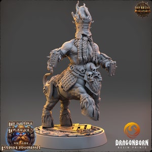 Styrlong The Burning Guard - D&D - Chaos Zwerg Krieger - 9th Age - Kings of War - Dayanbruch Miniaturen - DnD - RPG
