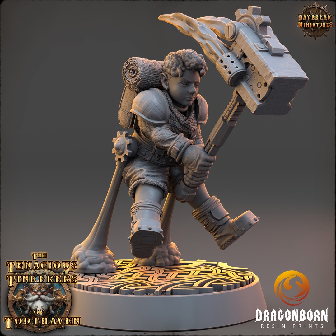 Dnd Rockets Rocket Girl Hanna Heimlich - Gnome - D&D Dnd RPG Fantasy Wargaming ...