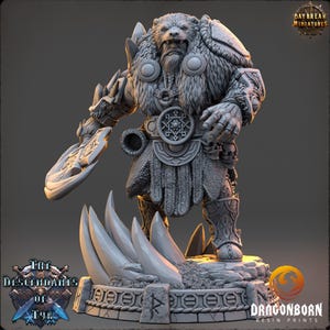 Icebjörn Horgast - D&D - Guerreros - 9th Age - Kings of War - Daybreak Miniatures - RPG - Bárbaro - Vikingo