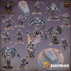 Aliança Sombria da Lua de Sangue - D&D - Vampiro - 9ª Era - Kings of War - Daybreak Miniatures - RPG -