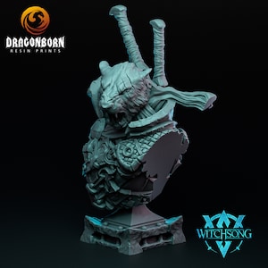 Roarenna, Pridemother Bust - Lion - Warrior - Witchsong Miniatures