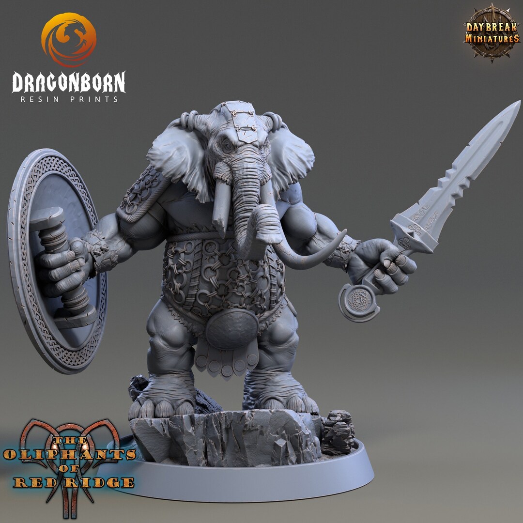 Achilles Broken - Oliphant Warrior Dnd RPG Wargaming Daybreak ...