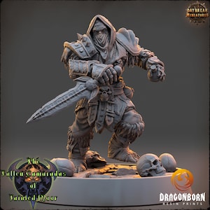 General Skarth Hollowfist - Odöd - Skelett - D&D DnD RPG Fantasy Bordspelsminiatyr - Resintryck