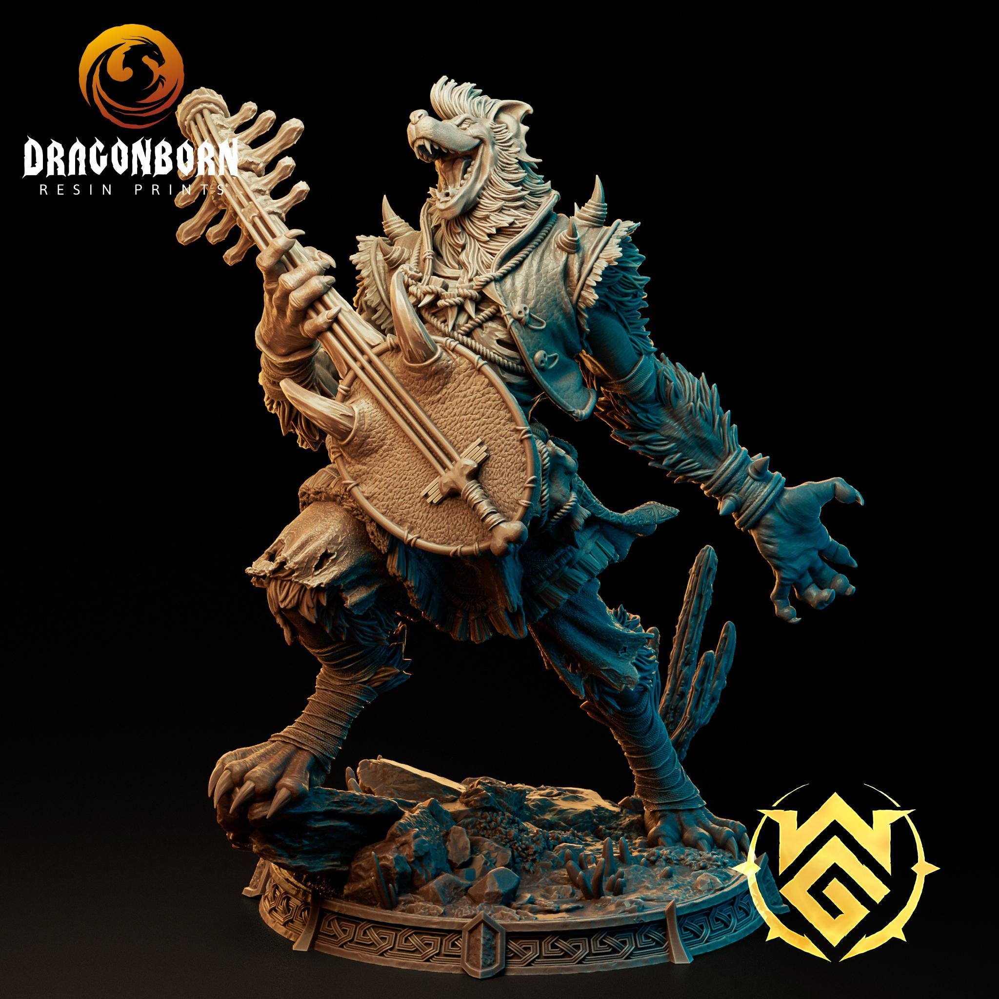 Beast Kin 5e Beastkin Bard - D&D Dnd RPG Fantasy Wargaming Miniatures - Resin 3D ...