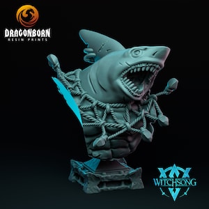 Anchor Whirler Bust - Shark - Warrior - Witchsong Miniatures
