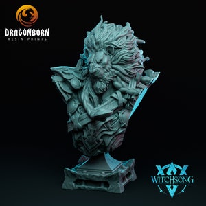 Leoren, Lord of the Lionhorde Büste - Löwe - Krieger - Hexengesang Miniaturen