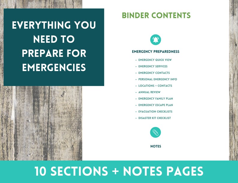 The Handy Emergency Binder Family Emergency Preparedness PDF