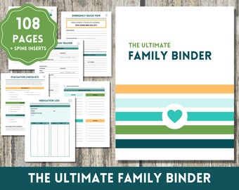 Ultimate Family Binder Printable – Life Management Organizer (PDF)