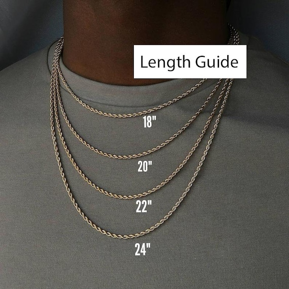 Mens Necklace Jewelry Cy-Trendy 14K White Gold Plated 1 Row Tennis Iced Out Hip-Hop CZ Chain Necklace 