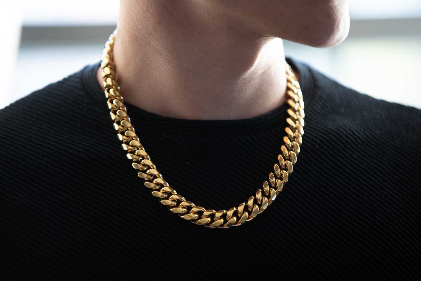 Pure gold hotsell cuban link