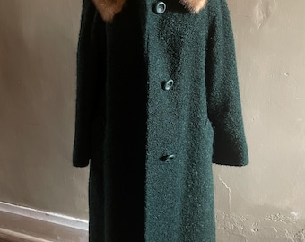 Vintage Forstmann Mink Collar Coat