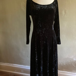 Tapemeasure Crushed Velvet Dress