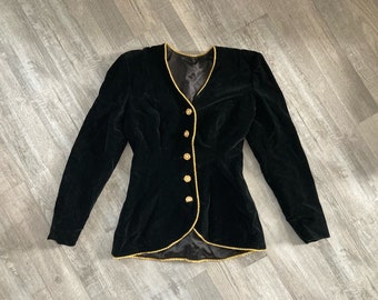 Chaqueta de terciopelo hecha a mano