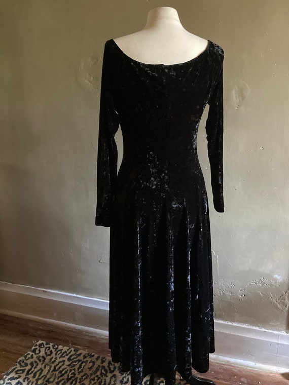 Tapemeasure Crushed Velvet Dress - image 2