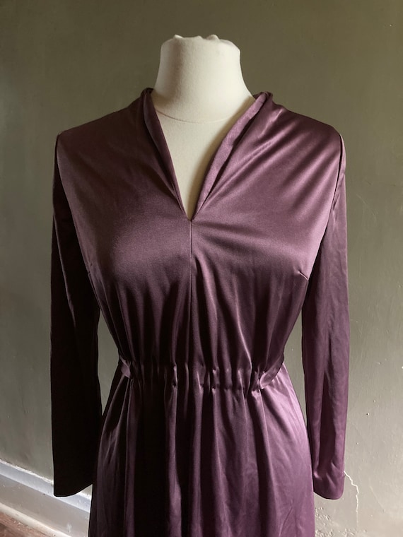 Handmade Mauve Button Back Dress - image 1