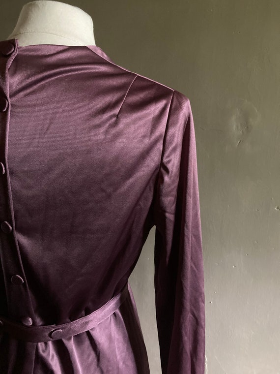 Handmade Mauve Button Back Dress - image 5