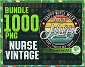 Combo 1000 Vintage Nurse Png, Bundle Png, Gift For Nurse, Retro Nurse, Instant Download