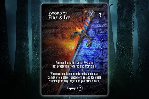 火と氷の剣/Sword of Fire and Ice  MPS英語foil Sword of Fire and Ice | Modern Masters | Star City Games