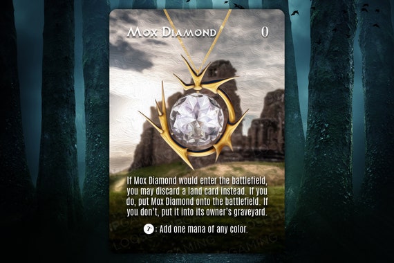 Mox Diamond Alternate Art MTG Proxy - Etsy