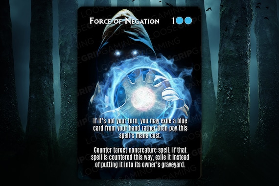 Force of Negation Alternate Art MTG Proxy - Etsy