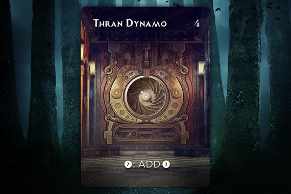 Thran Dynamo Alternate Art MTG Proxy - Etsy
