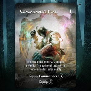 Commander's Plate Alternate Art MTG Proxy