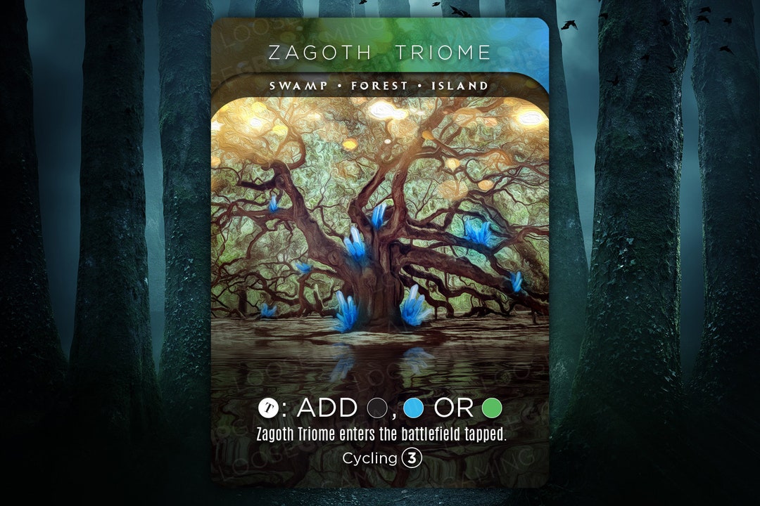 Zagoth Triome Alternate Art MTG Proxy - Etsy