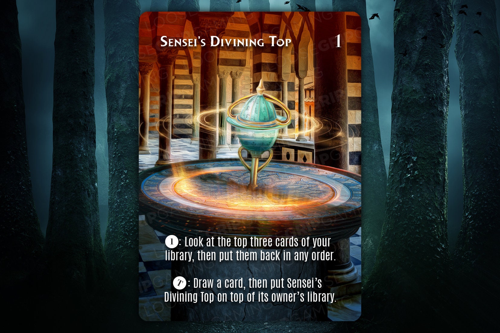 Sensei's Divining Top Alternate Art MTG Proxy - Etsy